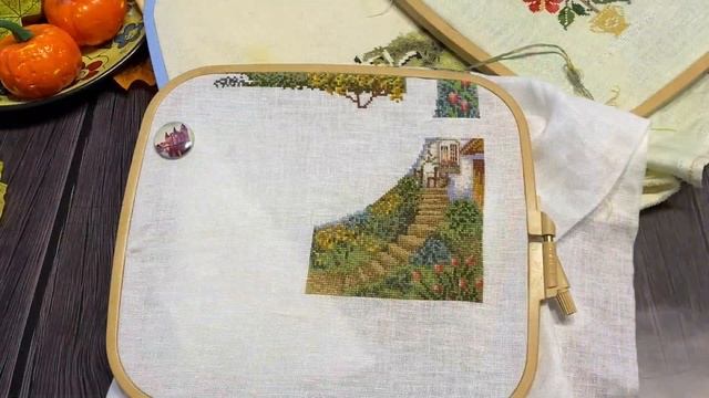 Вышивка крестом/Осенний мотив/Совиный лес/Английский сад/Броши. смотреть онлайн