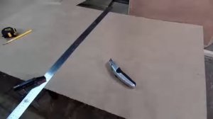 Как легко раскроить лист ДВП для удобной перевозки в легковом автомобиле Дачный мастер на все руки