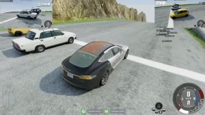 СПУСК С ГОРЫ БЕЗ ТОРМОЗОВ НА САМЫХ БЫСТРЫХ ТАЧКАХ В BEAM NG DRIVE