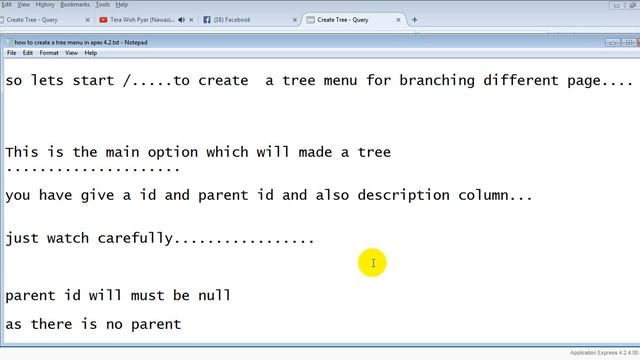 How to create a tree Menu in Oracle Apex смотреть онлайн