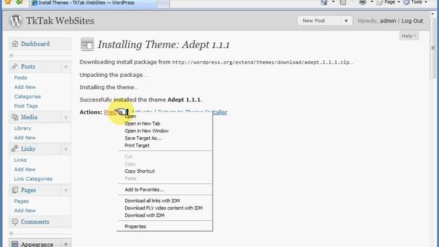 How to install Wordpress theme in wp-admin смотреть онлайн