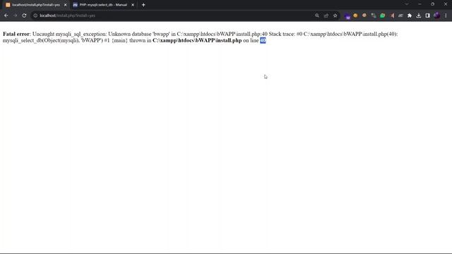 How To Fix BWAPP Unknown Database Error Windows/10/11 смотреть онлайн