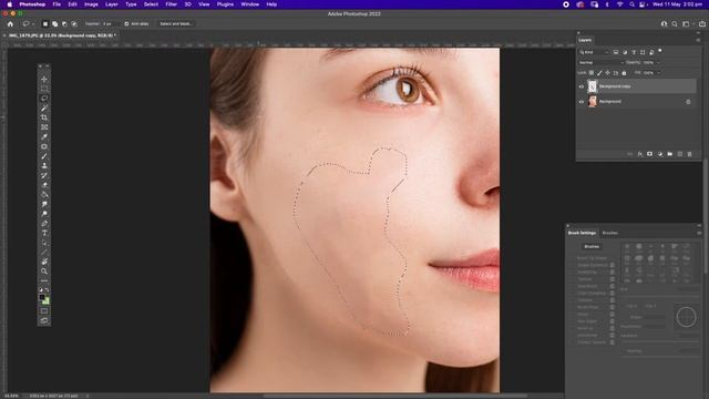 How to remove pimples with Photoshop смотреть онлайн