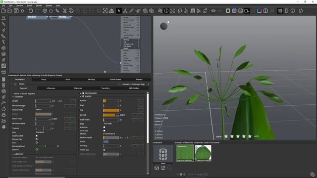 PlantFactory: Modelling a wild garlic - Part 2 (blossom) смотреть онлайн