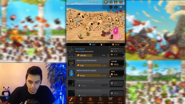 Грайндерска Мобилна Игра | Endless Frontier смотреть онлайн