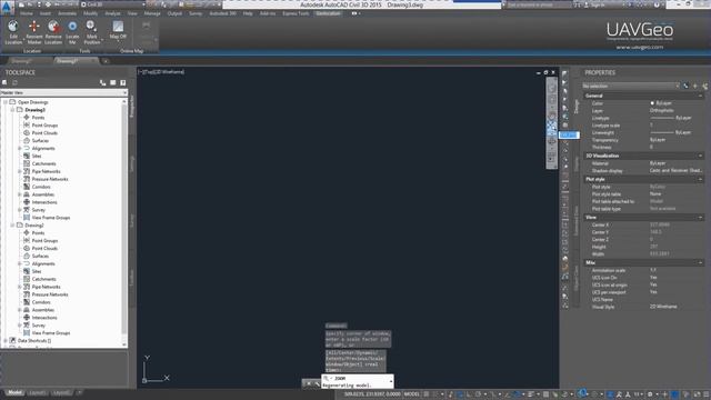 UAVGeo Tutorial Import orthophoto to Autodesk CIVIL 3D смотреть онлайн