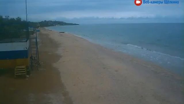 Пляж в Щёлкино, 11.05.2016 - Time-lapse с камеры 1