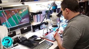 Замена разъёма зарядки TAPE-C и восстановление вырванного монтажа Huawei MediaPad M5 Lite BAH2-L09