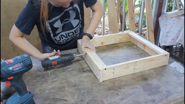 DIY Bathroom Mirror with Shelf using Wood Pallet || D.A Santos смотреть онлайн