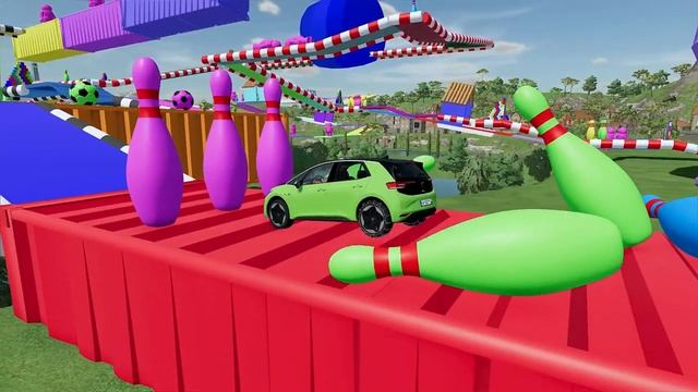 TRANSPORTING SUPER CARS VOLKSWAGEN ID3 TO PARKING AREA DEATH RUN PARKOUR #68 Farming Simulator 22 смотреть онлайн
