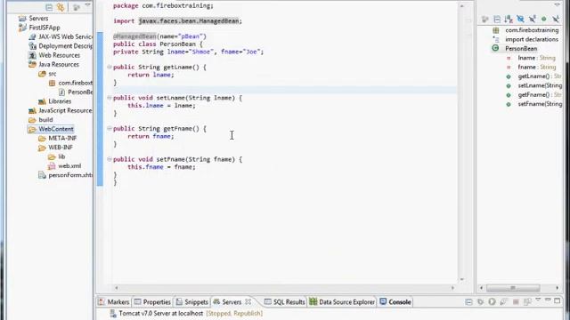 jsf2 eclipse смотреть онлайн