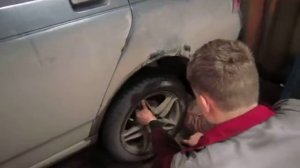 Замена заднего амортизатора автомобиля Лада Приора ваз-2170