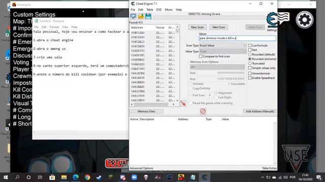 Hacking and Teaching: Como Hackear o Among Us com cheat engine смотреть онлайн