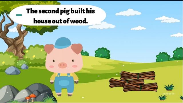 The Three Little Pigs | Fairly tale | Reading | Story смотреть онлайн