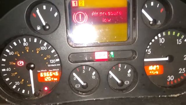 Запуск двигателя DAF XF95 смотреть онлайн