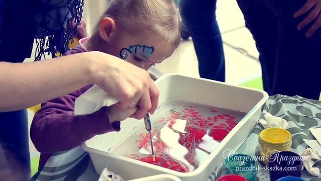 Мастер класс эбру - рисование на воде - фестиваль Мультимир 2017 смотреть онлайн