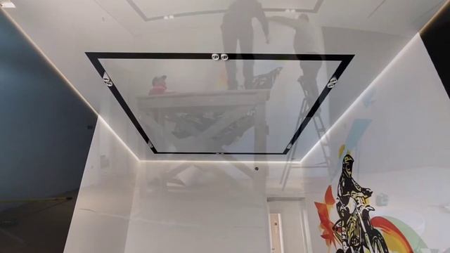 Парящий натяжной потолок в детской смотреть онлайн