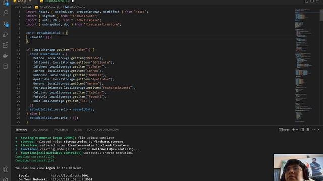 4 - Crea un Ecommerce desde cero: React Context Usuario y Firebase initializeApp SDK смотреть онлайн