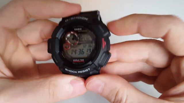 Обзор и настройка Casio G-Shock G-9300-1E (Review And Setting)