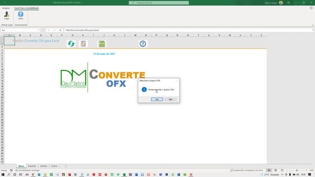Converter OFX para Excel смотреть онлайн