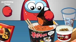 Convenience Store Food Mukbang - AMONGUS ANIMATION