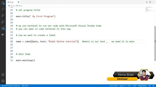 Python Tkinter GUI Programming #01(Creating Main Window) смотреть онлайн