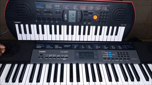 Rhythm comparison in Casio CTK 2550 and SA 78 смотреть онлайн