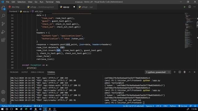 How to Build Desktop App Using Tkinter and Django Rest Framework Backend -Part 3 смотреть онлайн