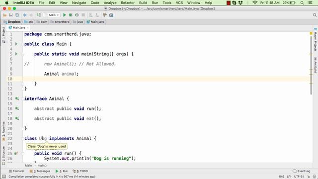 What is INTERFACE in Java ? Interface Tutorial. Java for Beginners #19.1 смотреть онлайн