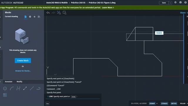 Primeros pasos AUTOCAD WEB APP 2 смотреть онлайн