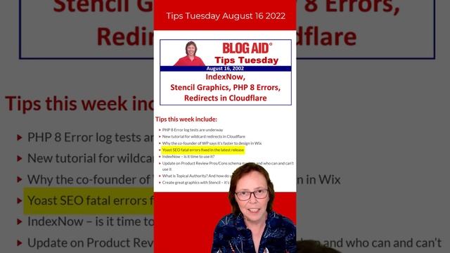 Tips Tuesday – IndexNow, Stencil Graphics, PHP 8 Errors , Redirects in Cloudflare смотреть онлайн