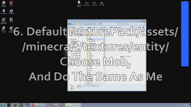 Minecraft - How To Change Mob's Skin (Creeper, Zombie and Skeleton) смотреть онлайн