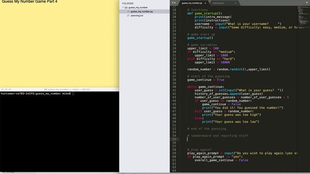 Learning Python 12: Guess My Number Game Part 4 смотреть онлайн