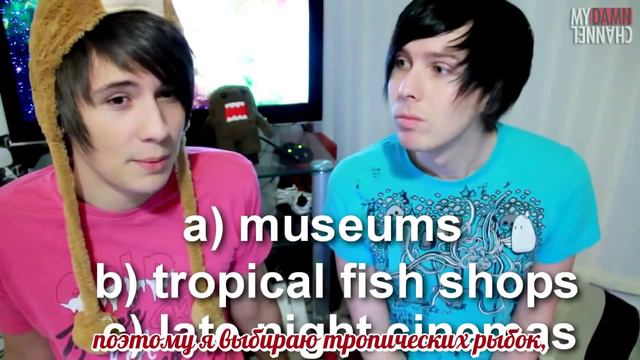 Супер Потрясный Проект: В КОЛЕНКАХ СЕЛЕНЫ ГОМЕЗ ЖИВУТ ДЕТИ - Дэн и Фил (рус.суб) смотреть онлайн