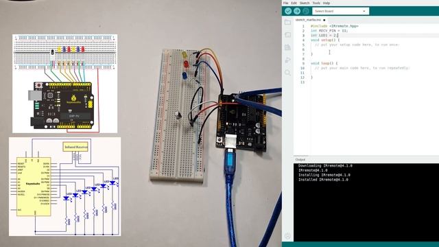 Arduino. ИК пульт и приемник (IR Remote Control) смотреть онлайн