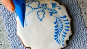 Роспись пряника. Гжель. Айсинг.