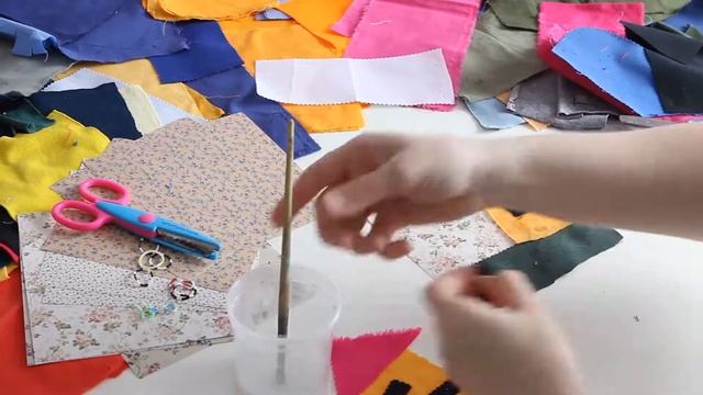 3 простых идеи аппликаций из ткани для детей | Простые поделки из ткани для детей в детский сад смотреть онлайн