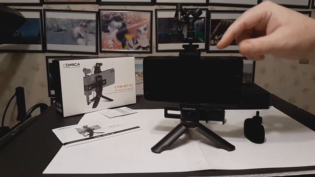 2019 11 30 UnBoxing Viewflex Comica CVM MT K1 Smartphone Video Microphone Kit for DJI Osmo Pocket смотреть онлайн