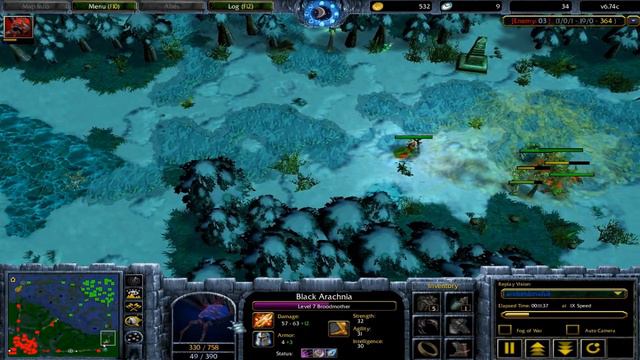 Warcraft III - DotA (6.74c) - BroodMother Epic KS смотреть онлайн