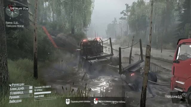 SpinTires: MudRunner - Прохождение карты "Порты" - #1 смотреть онлайн