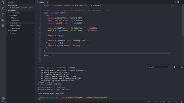 Async/Await in JavaScript смотреть онлайн
