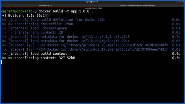 Docker : le build MULTISTAGE смотреть онлайн