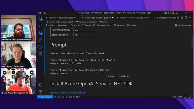 On .NET Live - Getting Started with ChatGPT in .NET смотреть онлайн