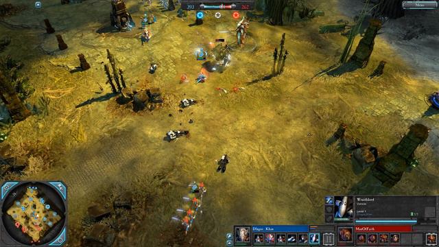 Warhammer 40k Dingus Khan (WL) vs Tex (TM) Dawn of War 2 Retribution (Elite Mod 2.9.9.1) смотреть онлайн