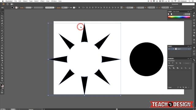 Illustrator Tutorials: How to Repeat Shapes Around a Circle in Illustrator смотреть онлайн