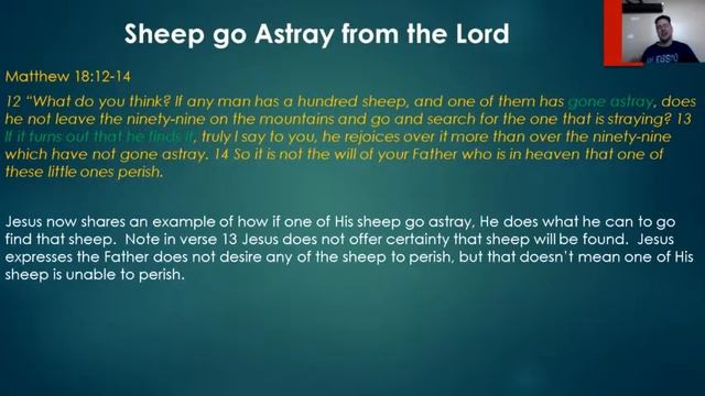 OSAS ERROR - Going Astray can't affect more than fellowship смотреть онлайн