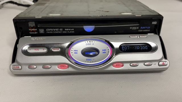 2000s Legendary Sony CDX-M8800 Xplod Car CD Mp3 Player / Testing смотреть онлайн