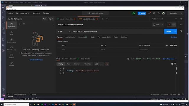 HTTP Post Requests: Part #10 Python API Course смотреть онлайн