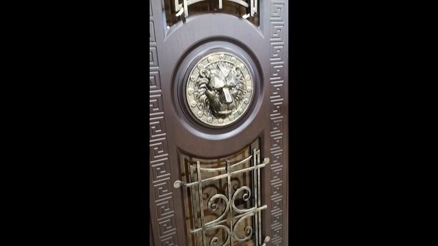 Уникальная по дизайну входная металлическая дверь в коттедж- вы обязательно ее захотите. смотреть онлайн