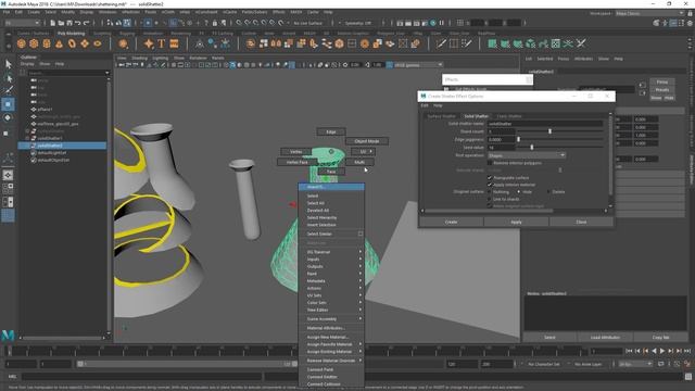 How to Shatter Objects in Maya смотреть онлайн